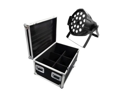 PAR CAN LIGHT CASE FOR 6 UNIT P64 LIGHT WITH WHEELS