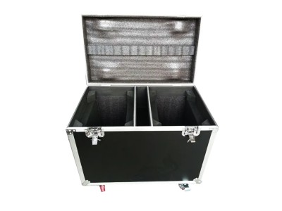 Flight cases for 2 pcs GC230/GC260 Moving Head with wheels