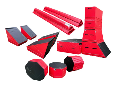 Introducing TourGo Stackable Gymnastics Soft Play Parkour Equipment for Ninja Obstacle Training