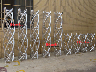 Why TourGo Aluminum Spigot Twisted DNA Truss is Popular for Trade Show Exhibition?