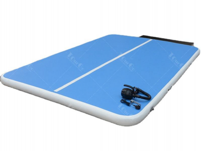 TourGo 10ft Professional Gymnastics Trampoline Mat Air Track for Ninja Warrior Obstacle Course Gym