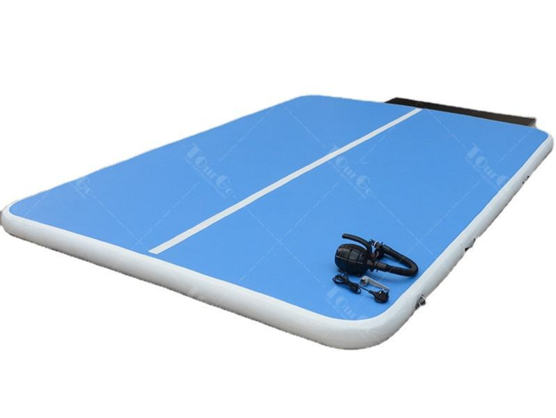 TourGo 10ft Professional Gymnastics Trampoline Mat Air Track for Ninja Warrior Obstacle Course Gym