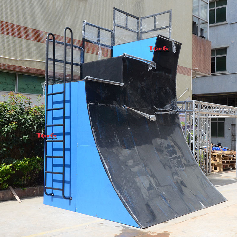 Introducing TourGo Ninja Warrior Climbing Warped Wall