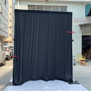TourGo Adjustable Portable Pipe Drape Wedding Backdrop Kit