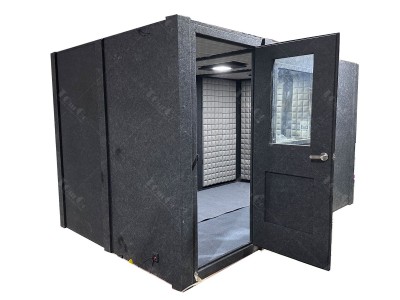 Modern Recording studio acoustic room soundproof meeting space for recording LIVE soundproof booth recording booth