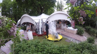 182Arched tent 15/6