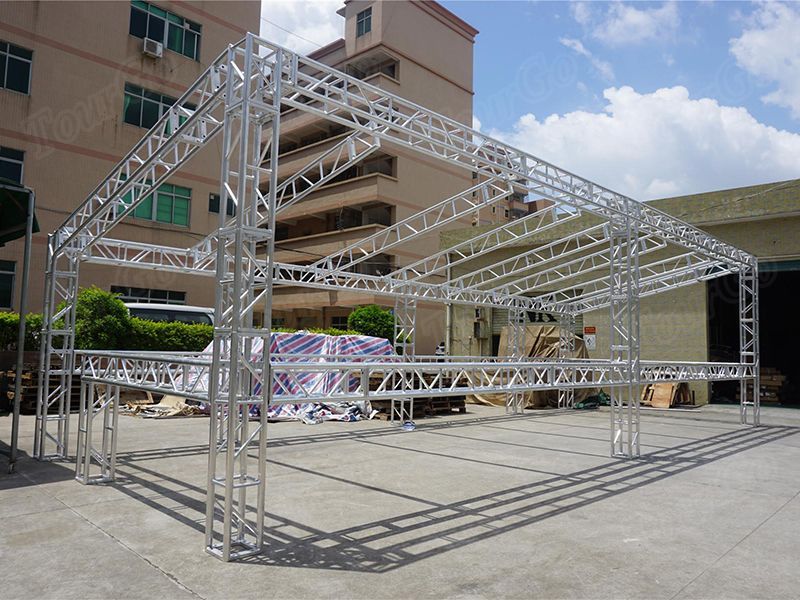 Tourgo China Manufacturer Aluminum Truss Trade Show Exihibition Display Truss Stand for sale