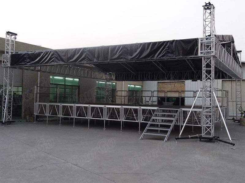 Tourgo Aluminum Stage Truss, Outdoor Performence Stage Truss System for sale