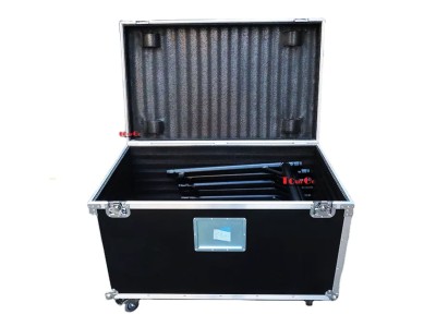 Large Capacity Aluminum Road Trunk Flight Case Box With Wheels For U Torm / Cosmic Truss U Top