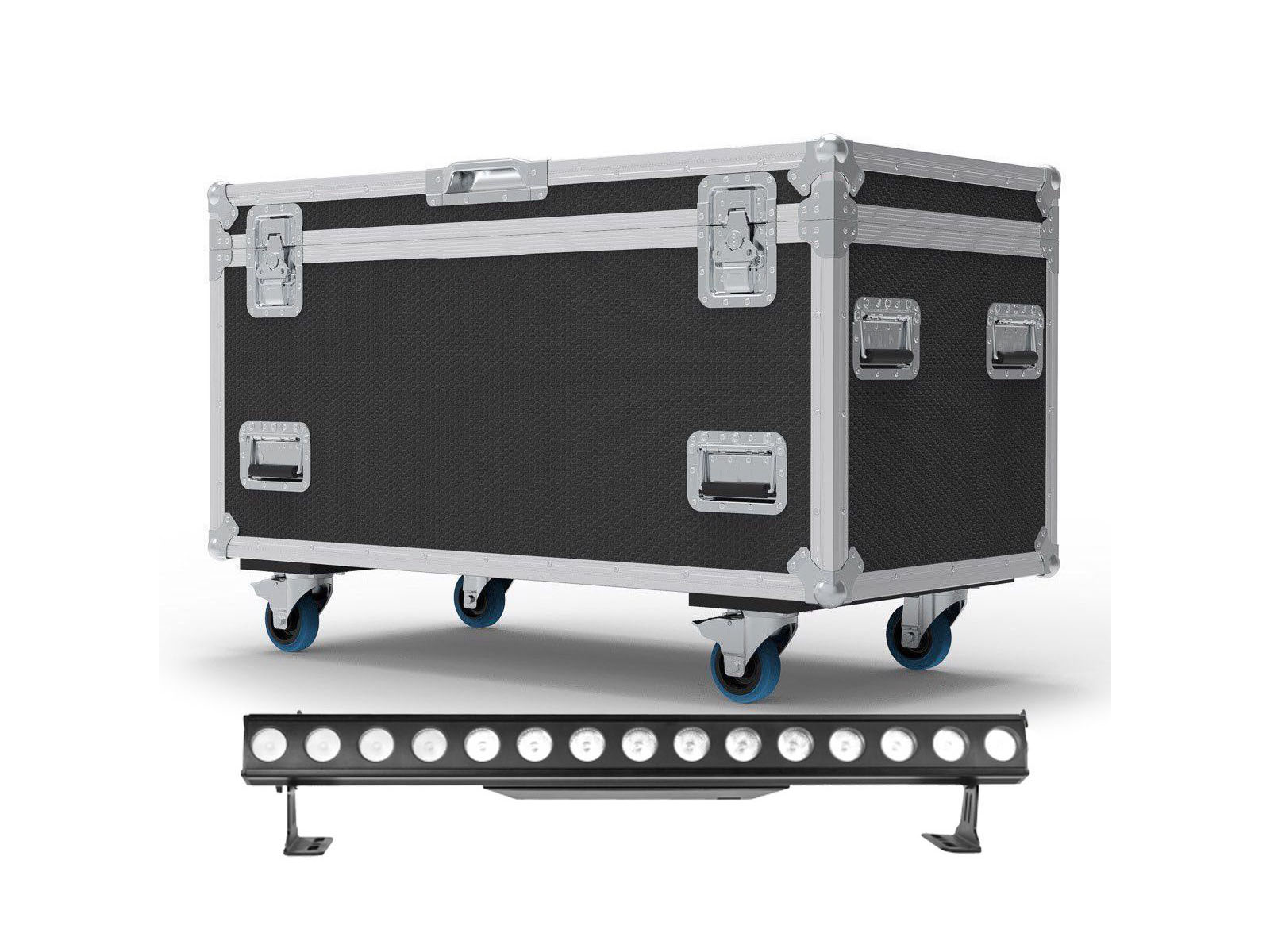 Prolights Lumipix 15IP LED Batten – 6 Way Flight Case