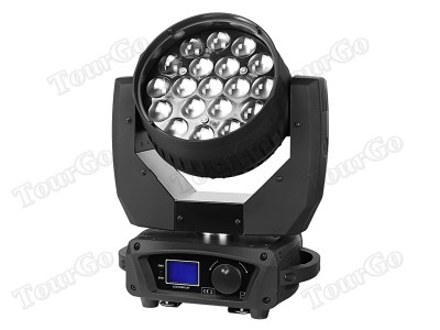 19 x 12W Zoom LED Moving Head Wash Light