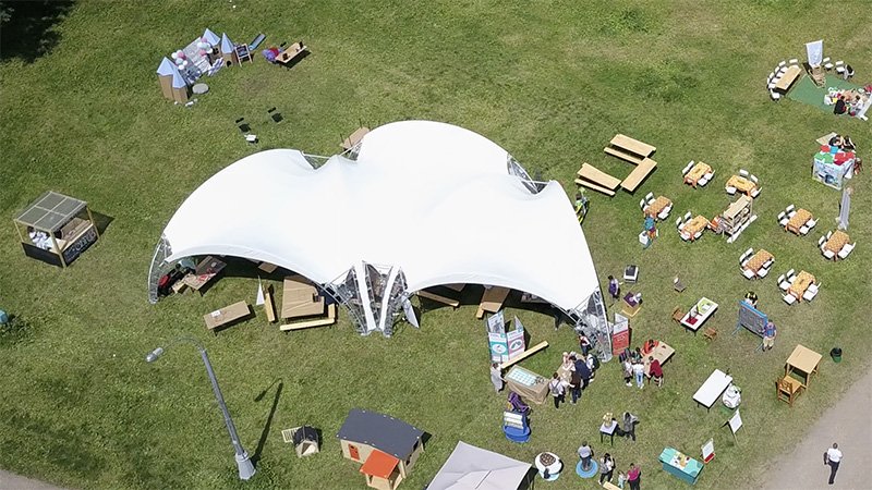 190Arched tent 28/8