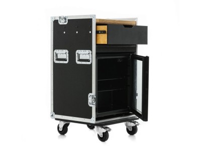Hospitality Flight Case to house Coffee Machine and Fridge