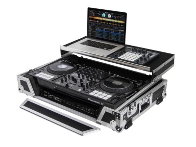 Pioneer DDJ-1000 / DDJ-1000SRT Case with 1U Rack Space and Patented Glide Platform