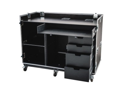 Large Universal Production Case with Drawers and 16U Rack Space
