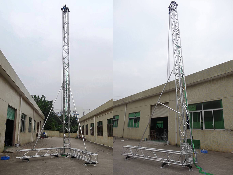 TourGo Aluminum Line Array PA Truss System H7m Loads 800kg - TourGo ...