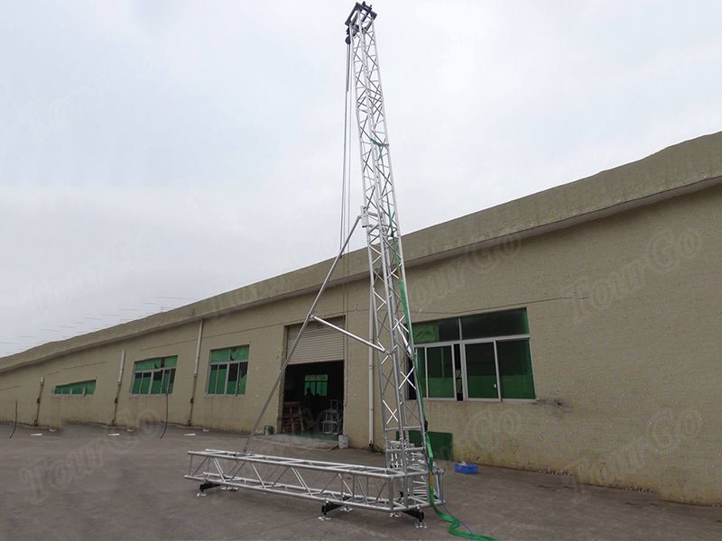 TourGo 8m Height Square Spigot Aluminum Line Array Speaker Truss Lift ...