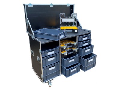 10 Drawer Motorsport & 3 Stanley Fatmax Workstation Flightcase