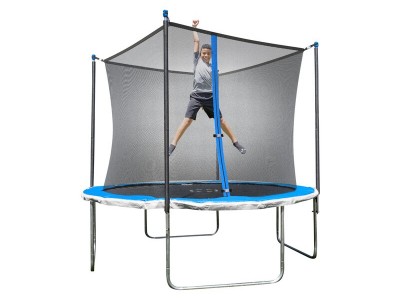 10′ New Style Round Backyard Trampoline with Safety Enclosure