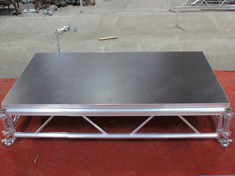 New Design 1x2m Portable Aluminum Stage Platform Used DJ Stage