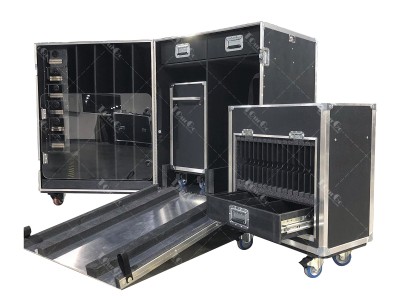Removable The 3 case set Laptop transport flight case with drawer