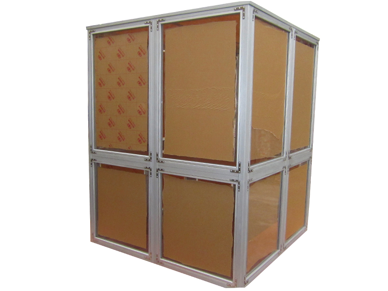 Full Transparent interpreter booths for 2 persons in mecca
