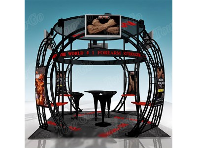 TourGo China Low Price Portable Display Booth Trade Show Booth Exhibition Truss System