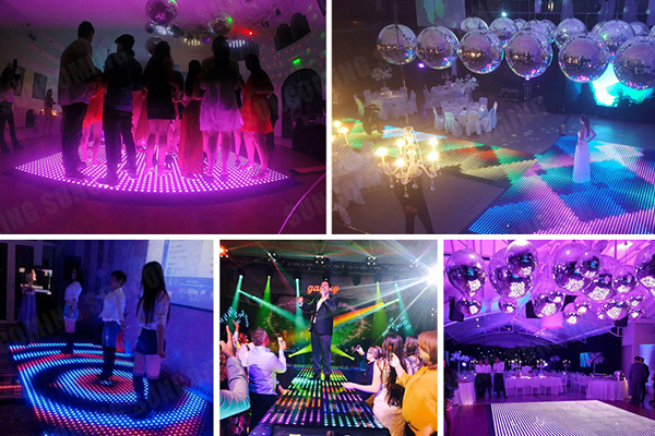  Led digital DMX interactive night club dance floor