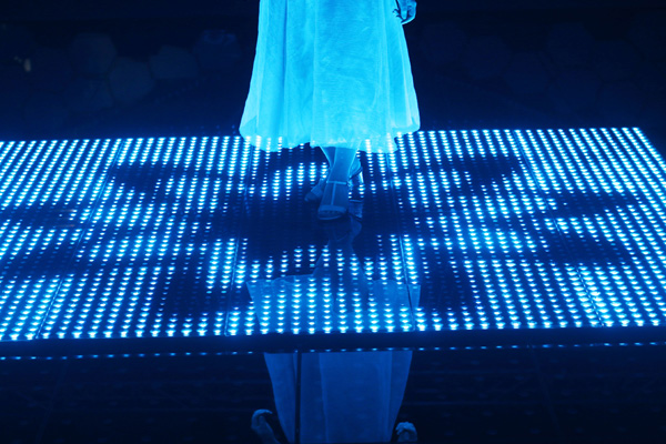 led digital dance floor for club disco DJ stage