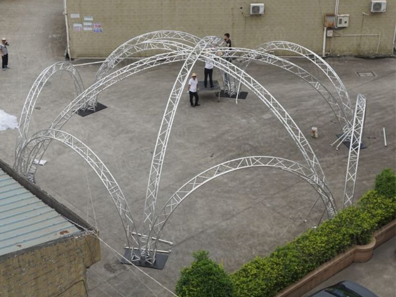 Tourgo Fashion Design Wedding Truss Aluminum Concert Performance Stage Lighting Roof Truss