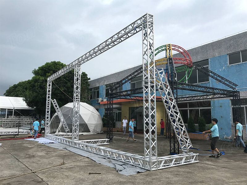 Tourgo Aluminum Display Backdrop Truss, LED Screen Support Truss