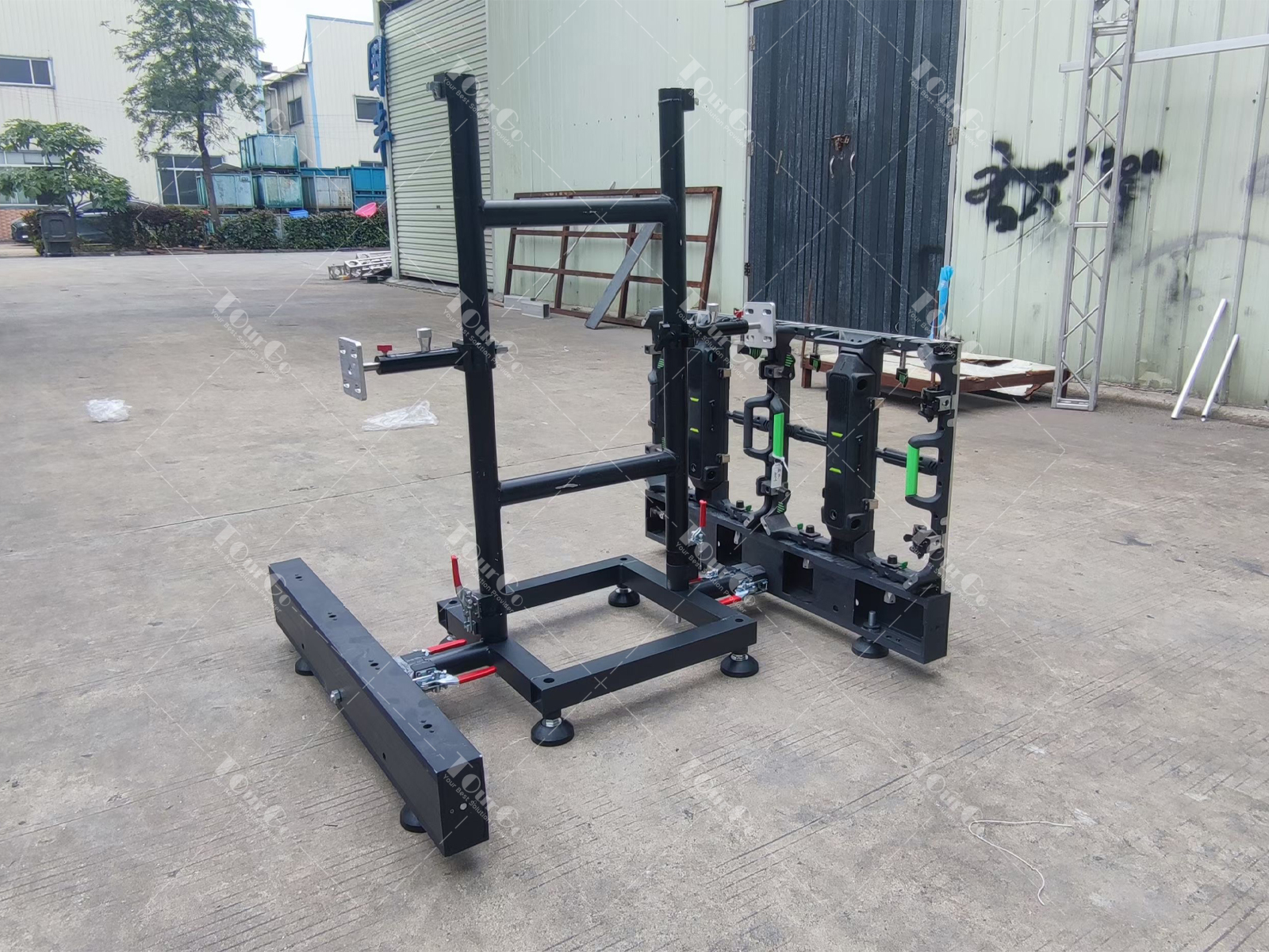 Double-sided LED Screen Ground Support