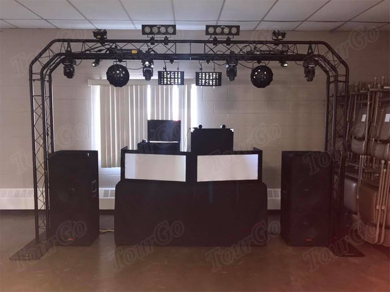 Tourgo DJ Concert Music Lighting Truss / Aluminum Lighting Truss Frame / Outdoor Stage Truss Design