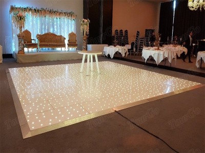 20ft x 20ft white led dance floor