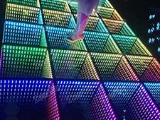 TourGo Illuminated Interactive Infinity Led Light Wire 3D Mirror Dance Floor