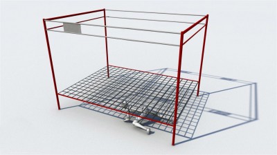 2Crawling under net 