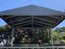Outdoor Portable Event Concert Roof Truss With Aluminum Stage Platform