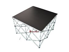 Non-slip 4ft by 4ft Mobile Modular Stage Platform