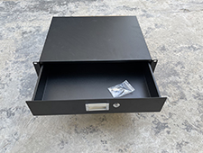 Storage 19 inch steel 2U rack drawer case