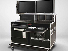 Portable Audio/Video Workstation Road Case