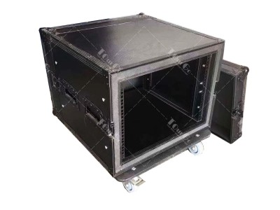 8U Shockmount Rack Flight Case With Wheels
