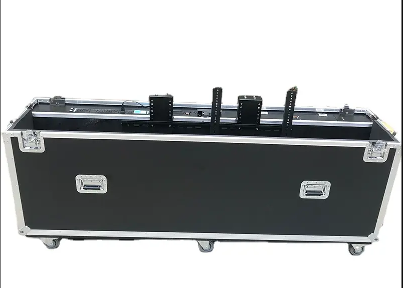 75″ Plasma/LCD/LED TV Flight Road Case With Pro Riser Electric Lift