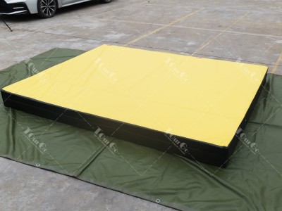 Customized Yellow Color Mini Ninja Flooring Mats