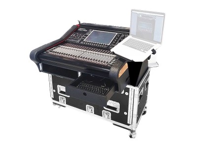 Flip-Ready Detachable Easy Retracting Hydraulic Lift Case With 2U for Digico SD9 Digital Mixing Console