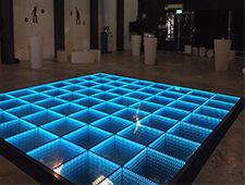 USA 3D Infinity Mirror Led Light Dance Floor