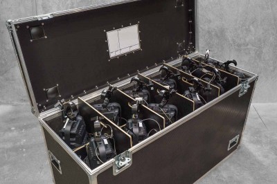 2 Lighting Profile and Ellipsoidal Cases / 24 X 60 TALL CASE WITH LX PROFILE DIVIDER KIT
