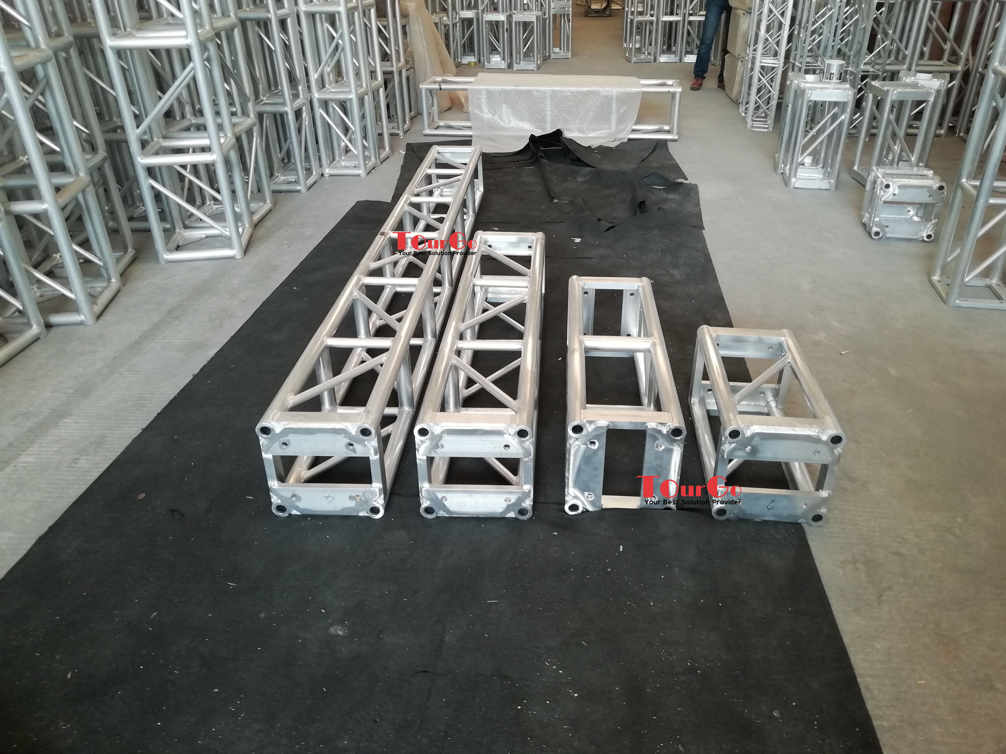 6′ Ft. Bolt 12″ inch Professional Box Truss Segment | 3mm Wall - TourGo ...