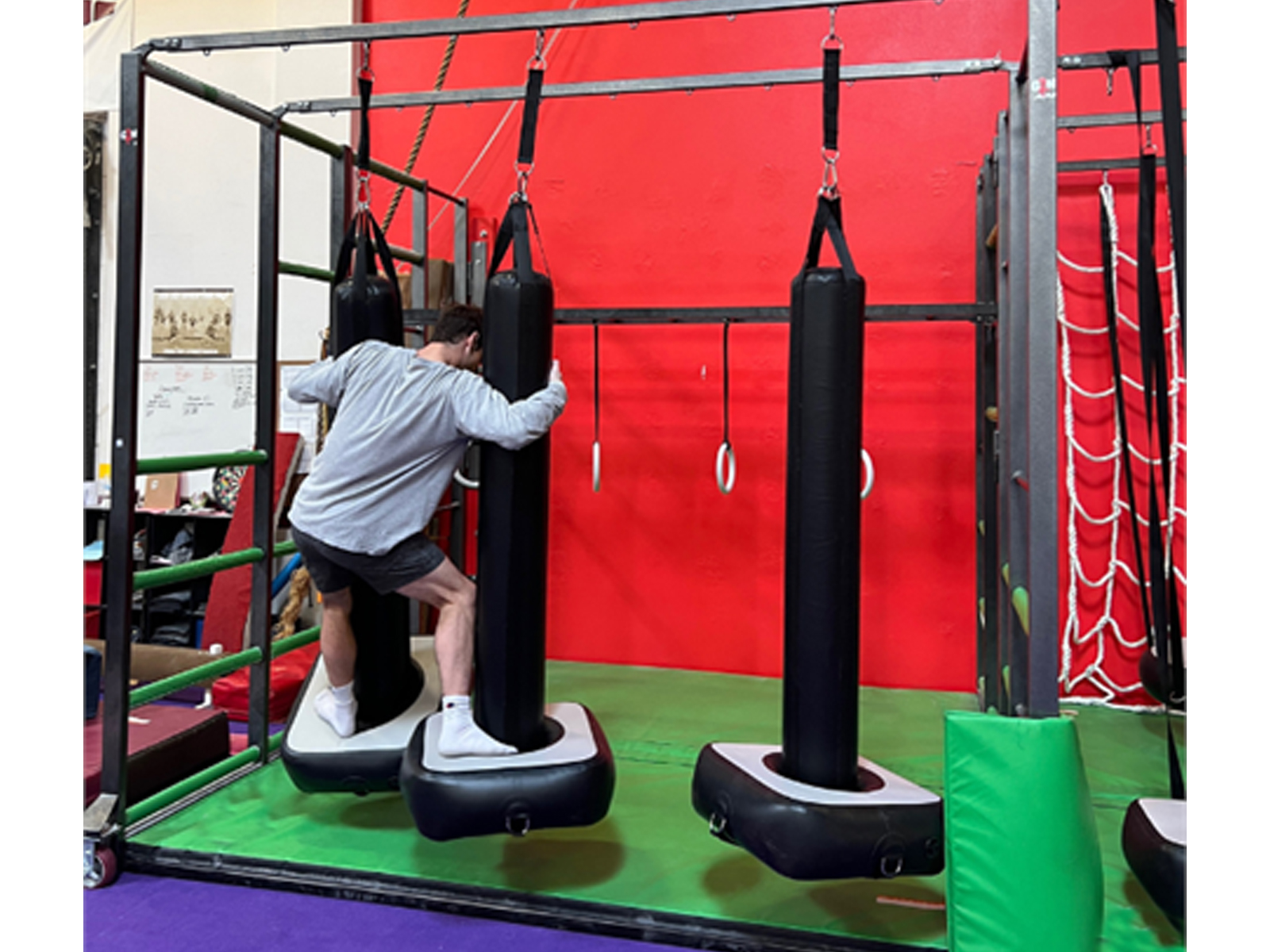 2 inflatable obstacles