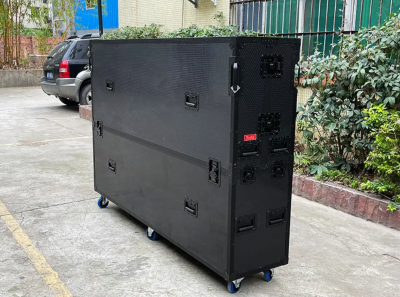 2TV Screen Lift Flight Case