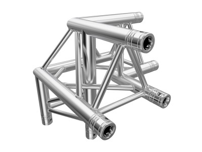 F33 Tri Truss 3 Way 90° Horizontal Corner (Apex Up) to Vertical Junction Right